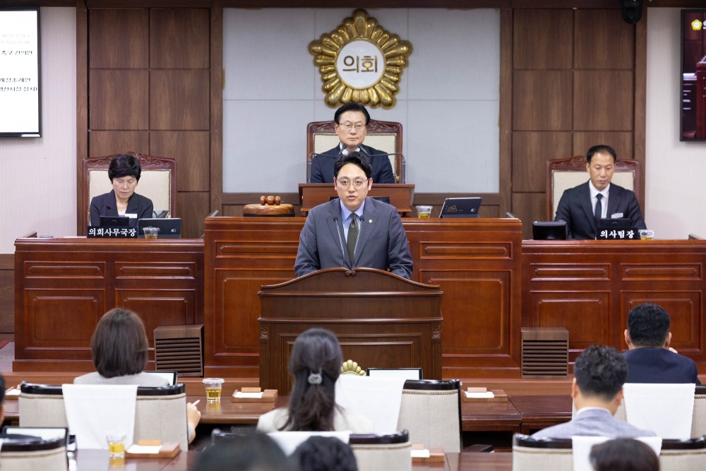 한정민 순천시의원, ‘공정한 통합의대 설립 촉구 건의안’ 발의… 시의회 만장일치 채택